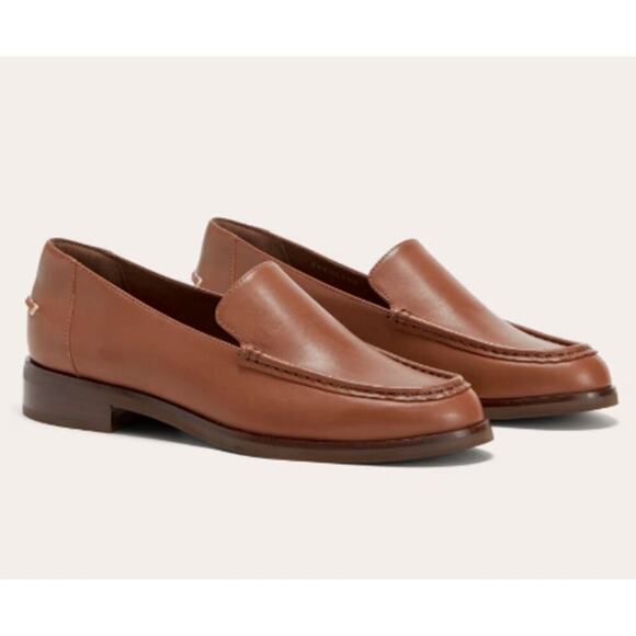 Everlane The Modern Loafer in Leather Rum Brown Women's Size 7 New without Box! - Picture 2 of 12